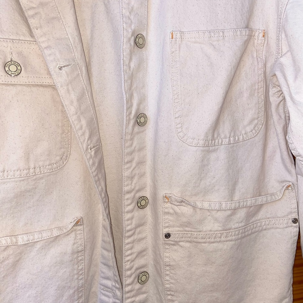 beige utility jacket pull & bear - Picture 6 of 7
